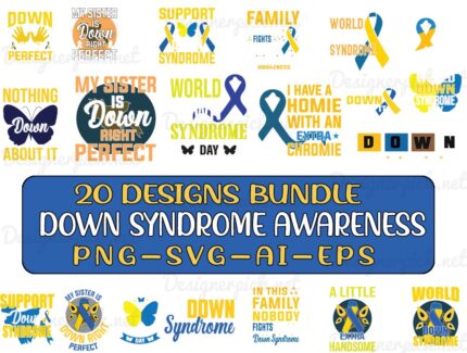 Down Syndrome Awareness Svg, Down Syndrome svg bundle