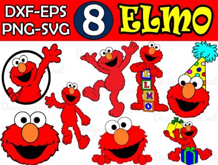 Elmo Svg Bundle
