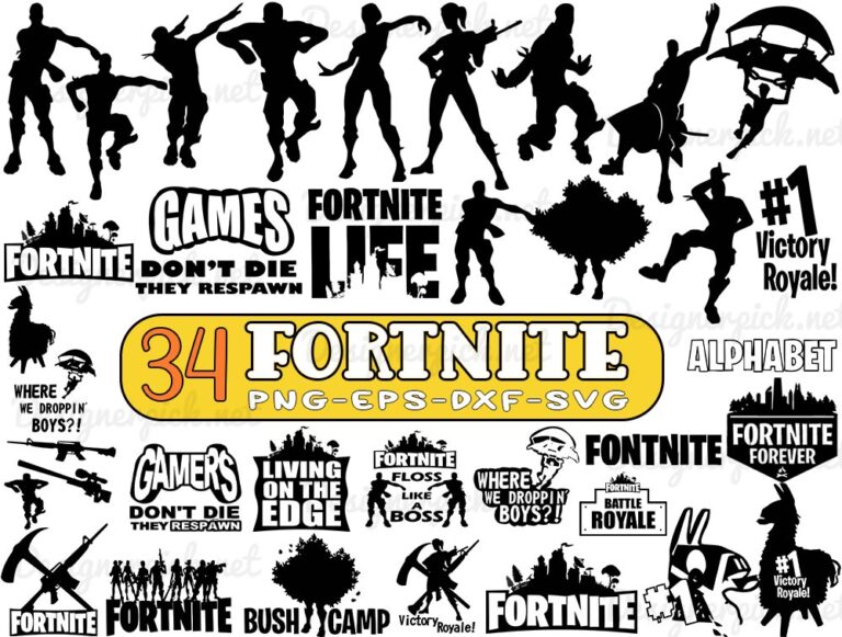 Fortnite Svg bundle - Best Quality Design Bundle