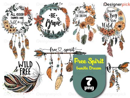 Free Spirit Sublimation Bundle, Free Spirit Png Bundle