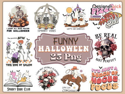 Funny Halloween Sublimation Bundle