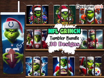 NFL Grinch Tumbler Bundle