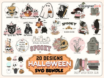 20 Halloween Svg Bundle