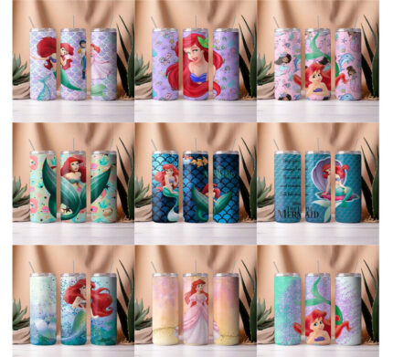 The Little Mermaid Tumbler Bundle, Mermaid Tumbler Bundle
