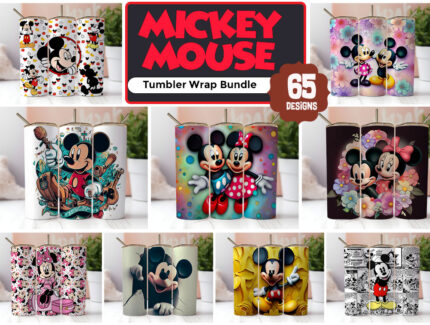 Mickey And Minnie Mouse Tumbler Bundle