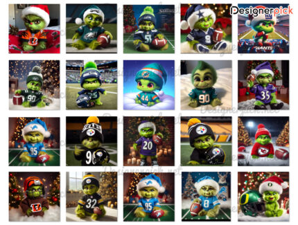 NFL Baby Grinch Tumbler Bundle