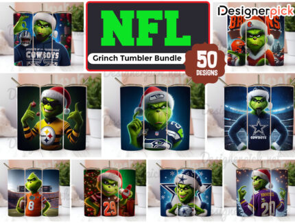 NFL Grinch Tumbler Bundle