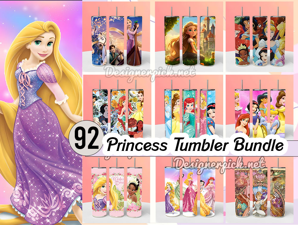 Pretty Princess Tumbler / Princess and Prince Tumbler / Princess