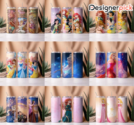 Princess Tumbler Bundle, Disney Princess Tumbler Bundle