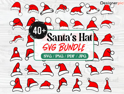 Santa’s Hat Svg Bundle