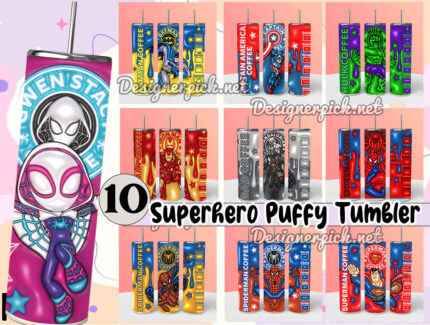 Superhero Puffy Tumbler Bundle