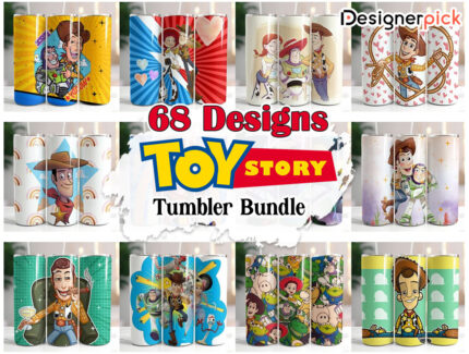 Toy Story Tumbler Bundle, Cartoon Tumbler