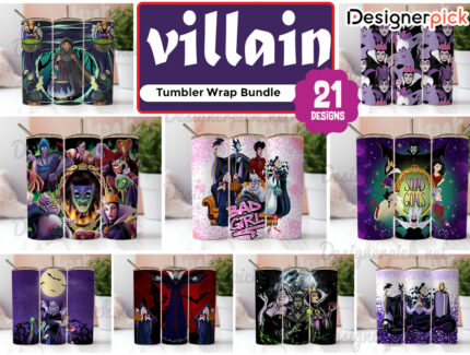 Disney Villain Tumbler Bundle, Villain Tumbler Bundle