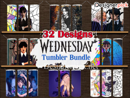 Wednesday Tumbler Bundle, Addams Family Tumbler Bundle