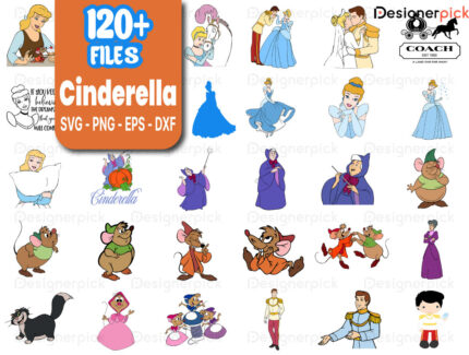 Cinderella SVG Bundle, Disney Cinderella Svg, Cinderella Clipart