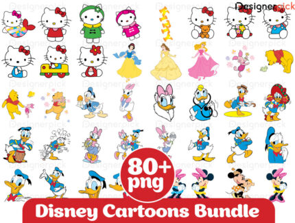Disney Cartoon Png Bundle, Disney Png Bundle