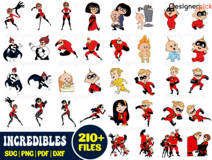 Incredibles SVG Bundle, Incredibles Png Bundle, Incredibles Svg