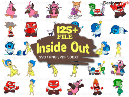 Inside Out SVG Bundle, Movie Inside Out SVG Design, Inside Out Svg