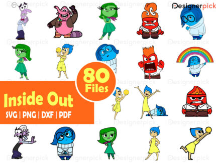 Inside Out SVG Bundle, Movie Inside Out SVG Design