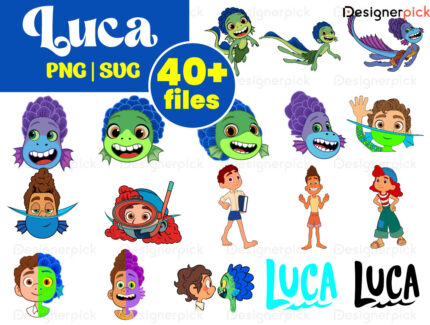 Luca SVG Bundle, Luca Movie SVG Design, Luca Svg