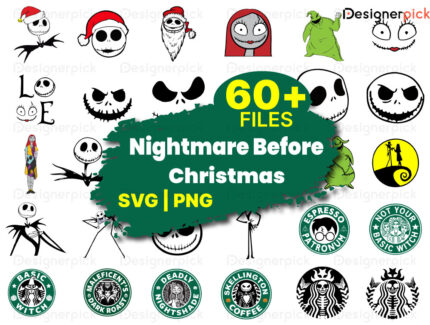 Nightmare Before Christmas Svg Bundle