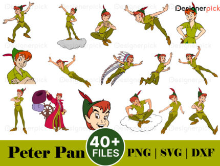 Peter Pan Svg Bundle, Disney Peter Pan Svg, Peter Pan Svg
