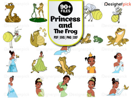 Princess And The Frog SVG Bundle