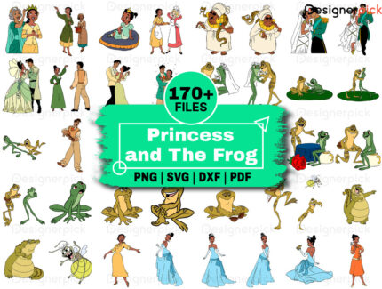 Princess And The Frog SVG Bundle, Disney Svg