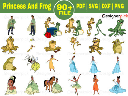 Princess And The Frog SVG Bundle, Movie Princess And The Frog SVG Design