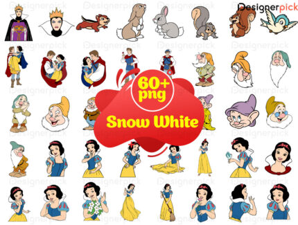 Snow White Png Bundle, Princess Clipart, Snow White Png