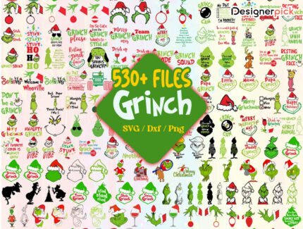Grinch Svg Bundle, Grinch SVG Design, Grinch Svg