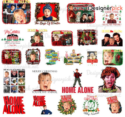 Home Alone PNG Bundle, Home Alone Tshirt Design