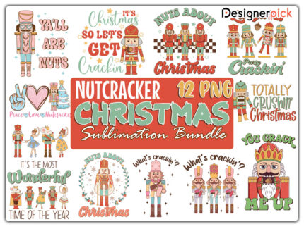 Nutcracker Sublimation Bundle, Christmas Clipart, Nutcracker Png