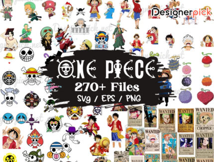 One Piece Svg Bundle, One Piece Anime Svg, One Piece Tshirt Design