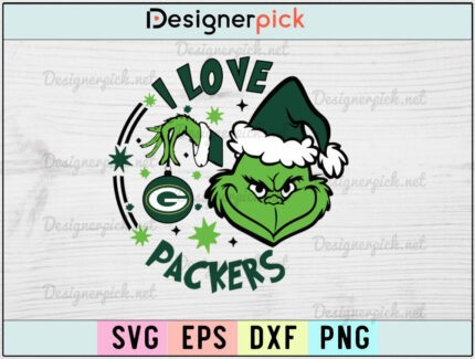 NFL Grinch Green Bay Packers SVG, NFL Grinch SVG