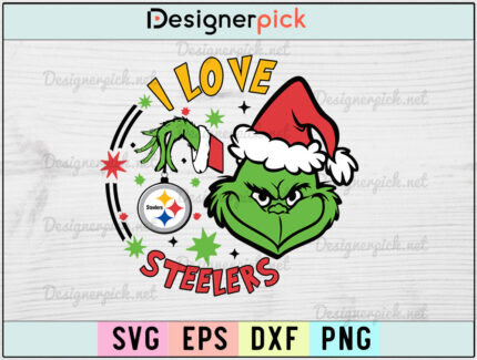 NFL Grinch Pittsburgh Steelers SVG, NFL Grinch SVG