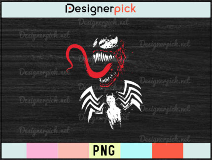 Venom T-shirt Design, Venom cartoon PNG