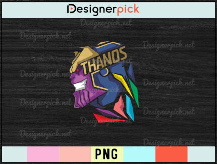 Thanos PNG design, Thanos T-shirt Design