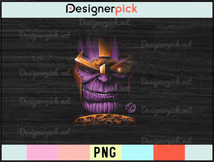 Thanos PNG design, Thanos T-shirt Design, Villain PNG