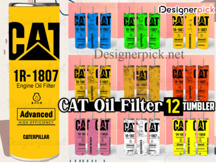 CAT Oil Tumbler Bundle, CAT brand Tumbler Wrap, CAT Oil Tumbler