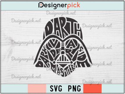 Darth Vader Svg, Star Wars Caligraphy Svg, Star Wars Svg Design