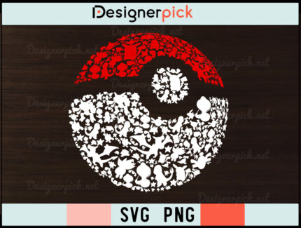 Pokemon Svg Design, Pokemon Svg, Pokemon Caligraphy Svg