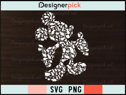 Mickey Mouse Svg Design, Mickey Mouse Svg, Mickey Mouse Caligraphy Svg