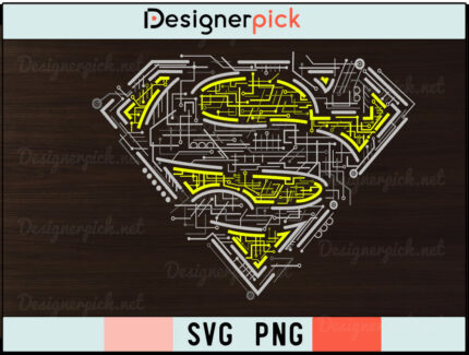 Superman Svg Design, Superman Svg, Superman Caligraphy Svg