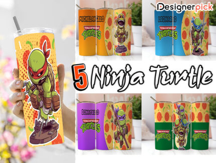 Ninja Turtle Tumbler Bundle, TMNT Tumbler Bundle, 20oz TMNT Tumbler Png