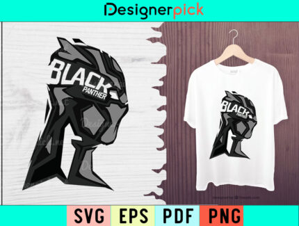 Black Panther Svg Design, Black Panther Svg, Black Panther Tshirt Design