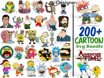 Cartoon SVG bundle, Cartoon Clipart, Animation Svg