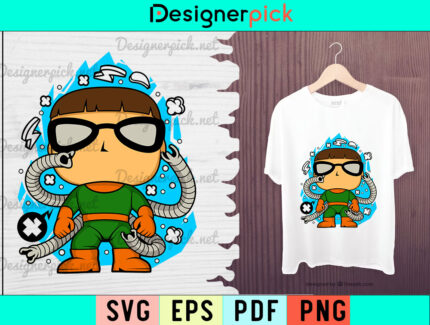 Dr. Octopus Svg Design, Dr. Octopus Svg, Dr. Octopus Tshirt Design