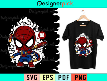 Spiderman Svg Design, Iron Spider Svg, Spiderman Tshirt Design