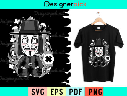 Vendetta Svg Design, Vendetta movie Svg, Vendetta Tshirt Design